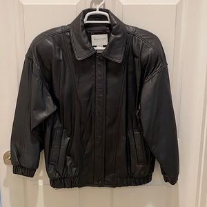 Nordstrom Vintage Black Leather Jacket